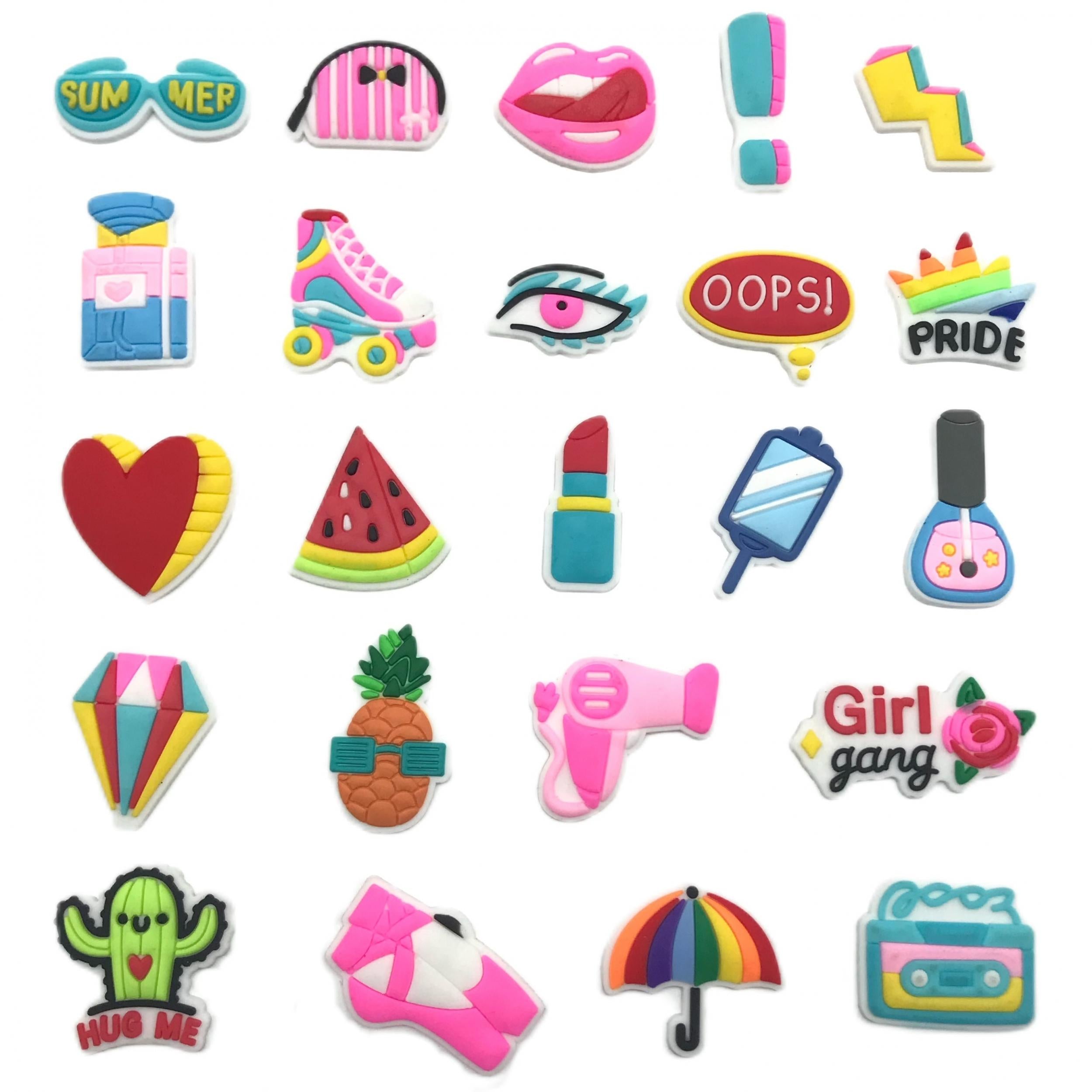 23pcs Beauty Shoe Charms Birthday Party Favors