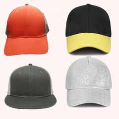 Men's Peaked Cap Outdoor Sports Sunshade Flat Brim Cap Breathable Baseball Cap