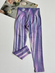 Tie Dye Seamless Yoga Pants Butt Lifting Slimming Leggings