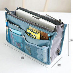 Women Travel Insert Handbag Organizer Purse Large Liner Cosmetic Storage