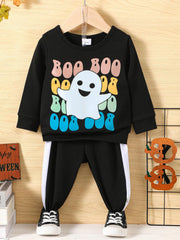 Halloween Baby Boys Set Sweatshirt Trousers 2pcs Set