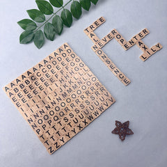 Wooden Letter Blocks for Word Games Pack of 144 or 720pcs