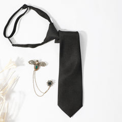 Vintage Bee Tassel Brooch Unisex Bow Tie + 1pc Shirt Accessories