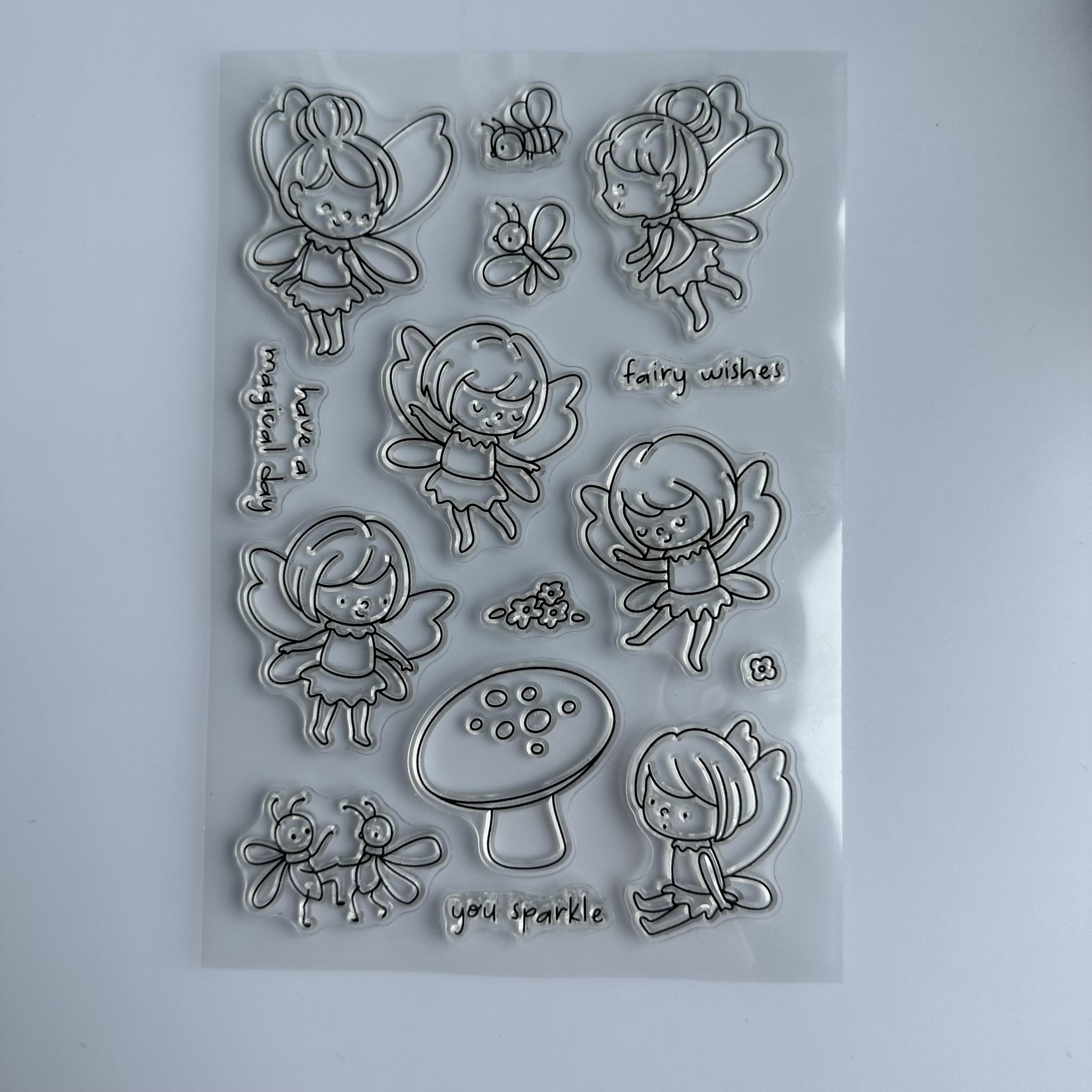 Reusable Cartoon Transparent Stamps for Unique Crafts