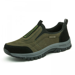 Thick Sole Slip On Hiking Shoes Lightweight Trekking Sneakers