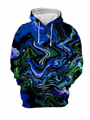 Colorful Novelty Print Hoodie Men's Graphic Pullover Hooded Sweatshirt
