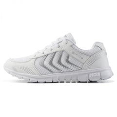 Women's Mesh Athletic Shoes Breathable Lightweight Lace Up Running Tennis Shoes