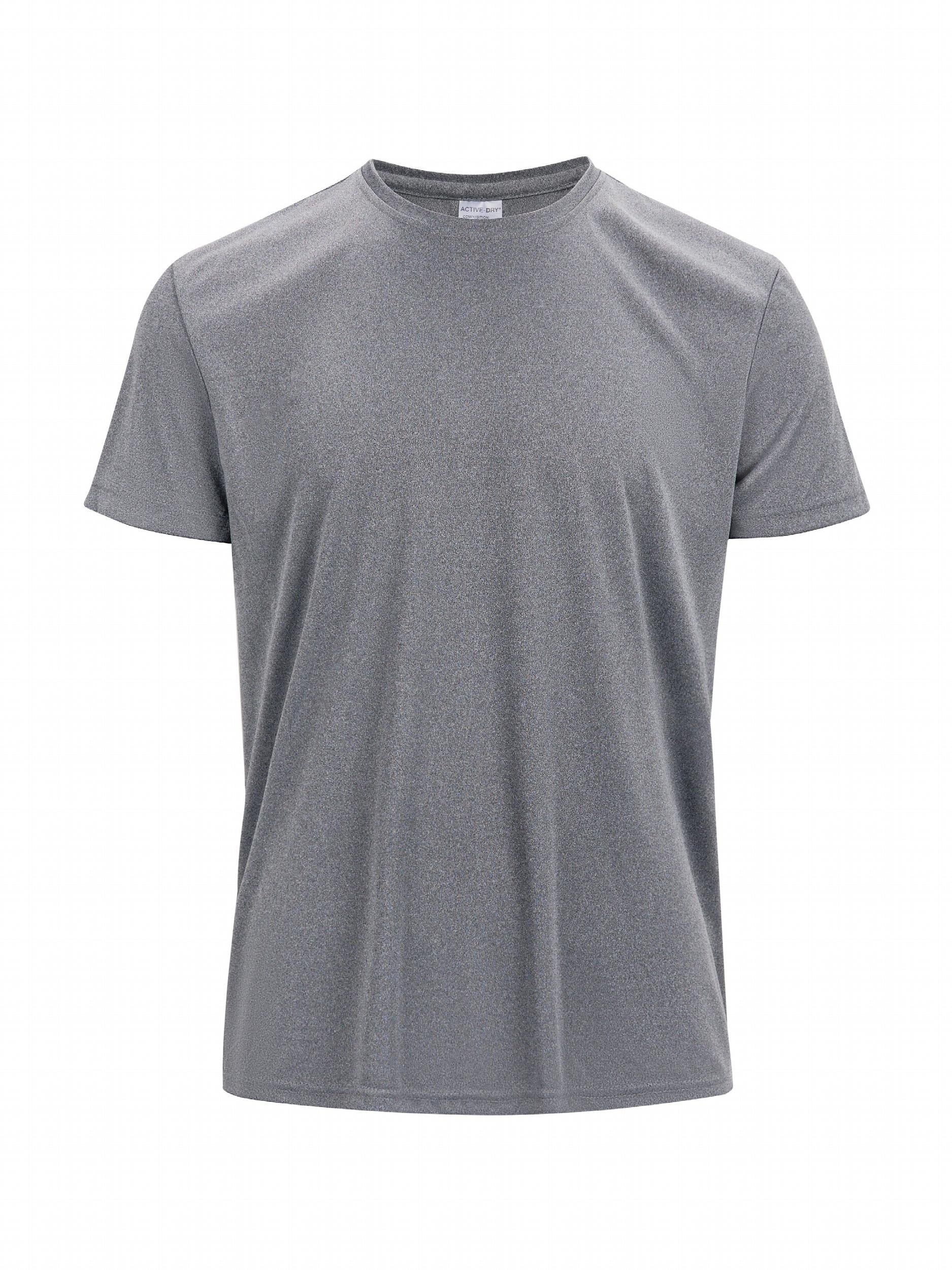 Men's Quick Dry Sports T shirt Solid Loose Tee