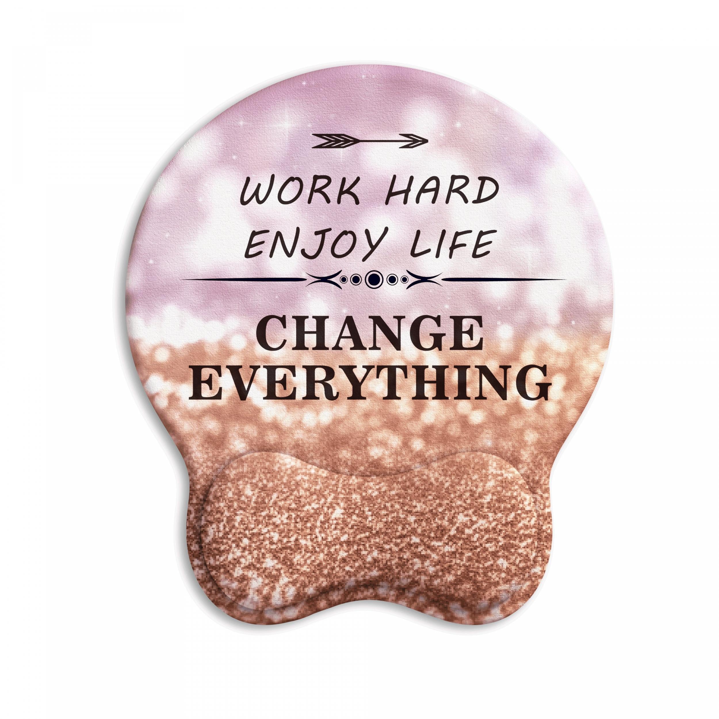 Ergonomic Memory Cotton Mouse Pad With Wrist Rest