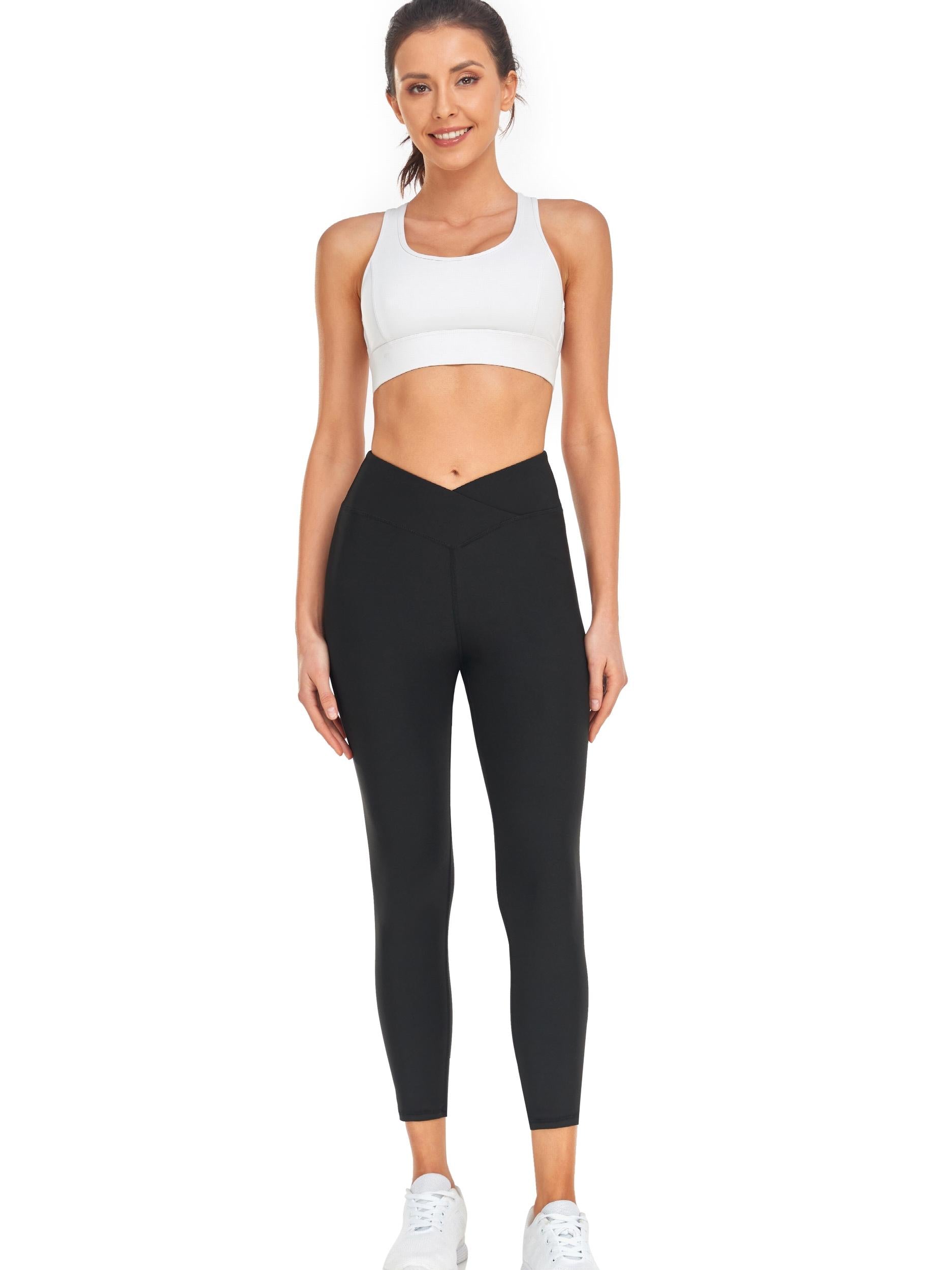 High Waist Wide Waistband Leggings Sports Fitness Yoga Pants
