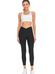 High Waist Wide Waistband Leggings Sports Fitness Yoga Pants