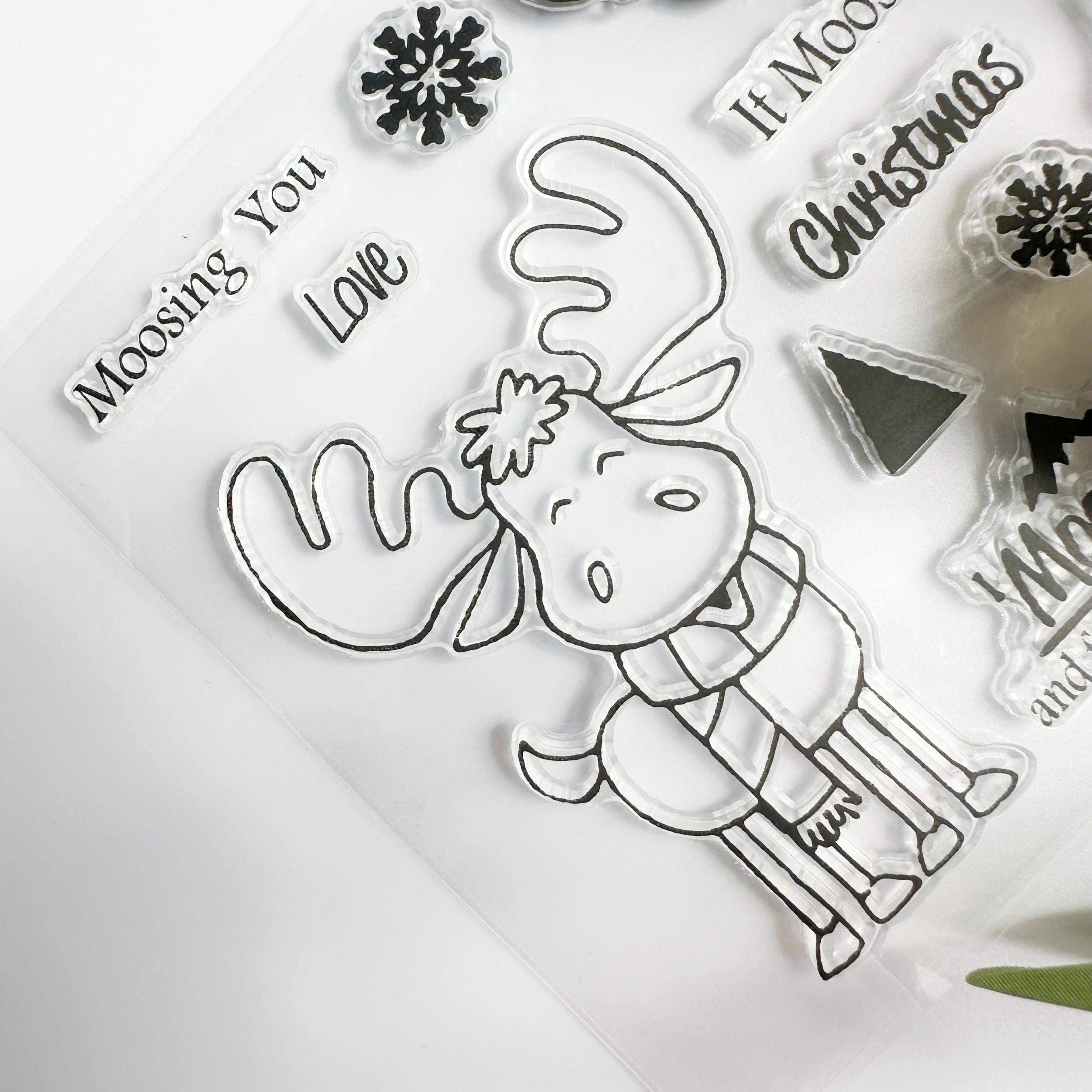 Cartoon Transparent Journal Stamp Reusable Stationery