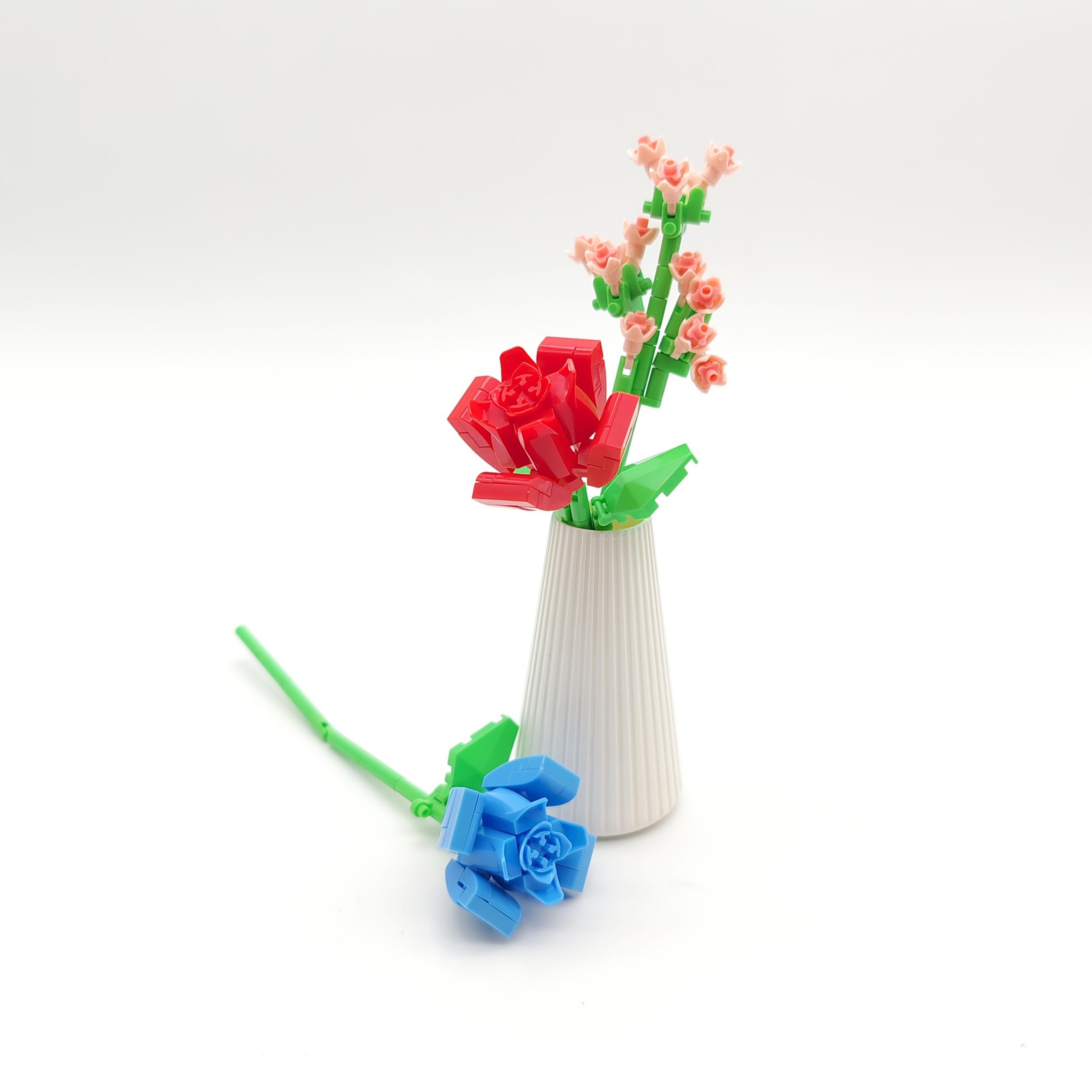 Diamond Particle Stone for Lotus Rose Bouquet and Building Blocks