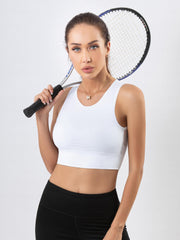 Mesh Sports Bra Breathable Shockproof Workout Tank Bra