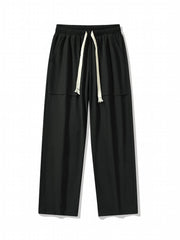 Men's Loose Drawstring Pants with Pockets for Spring and Summer