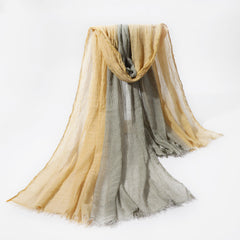Men's Boho Style Tassel Bandana Scarf With Stripes