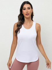 Women's Summer Tops Solid Running Casual Sports Tank Top