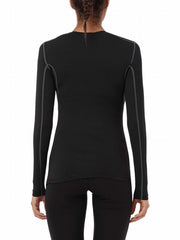 3pcs Solid Round Neck Sports Top Long Sleeve Yoga T-shirt