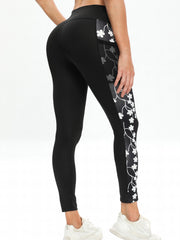 Floral Print High Waist Yoga Pants for Women