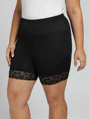 Lace High Stretch Short Leggings