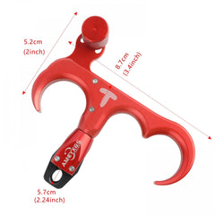 3-Finger Metal Release for Compound Bow - Adjustable Thumb Trigger