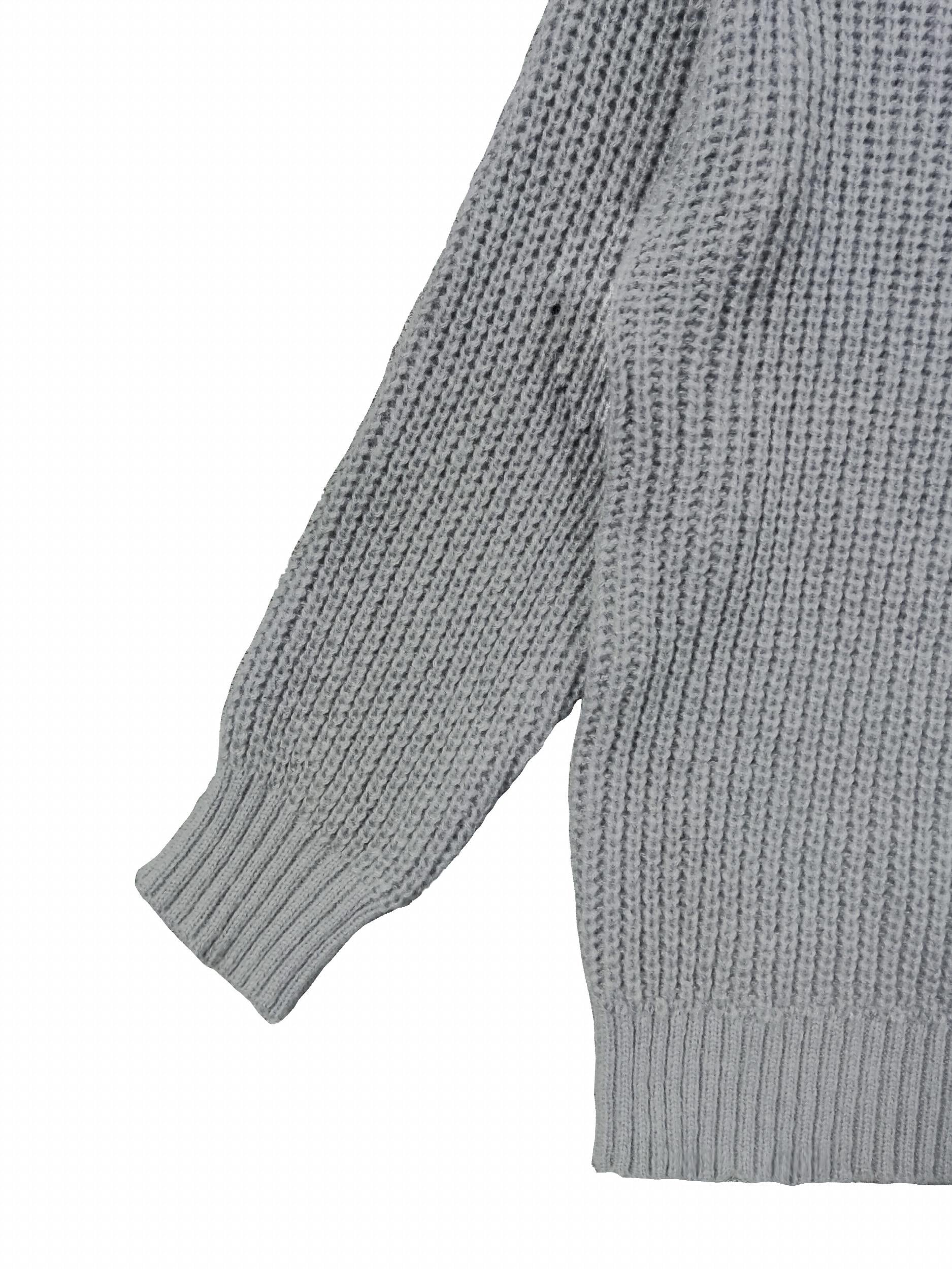 Cable Knit Sweater Women's Mock Neck Pullover Jumper