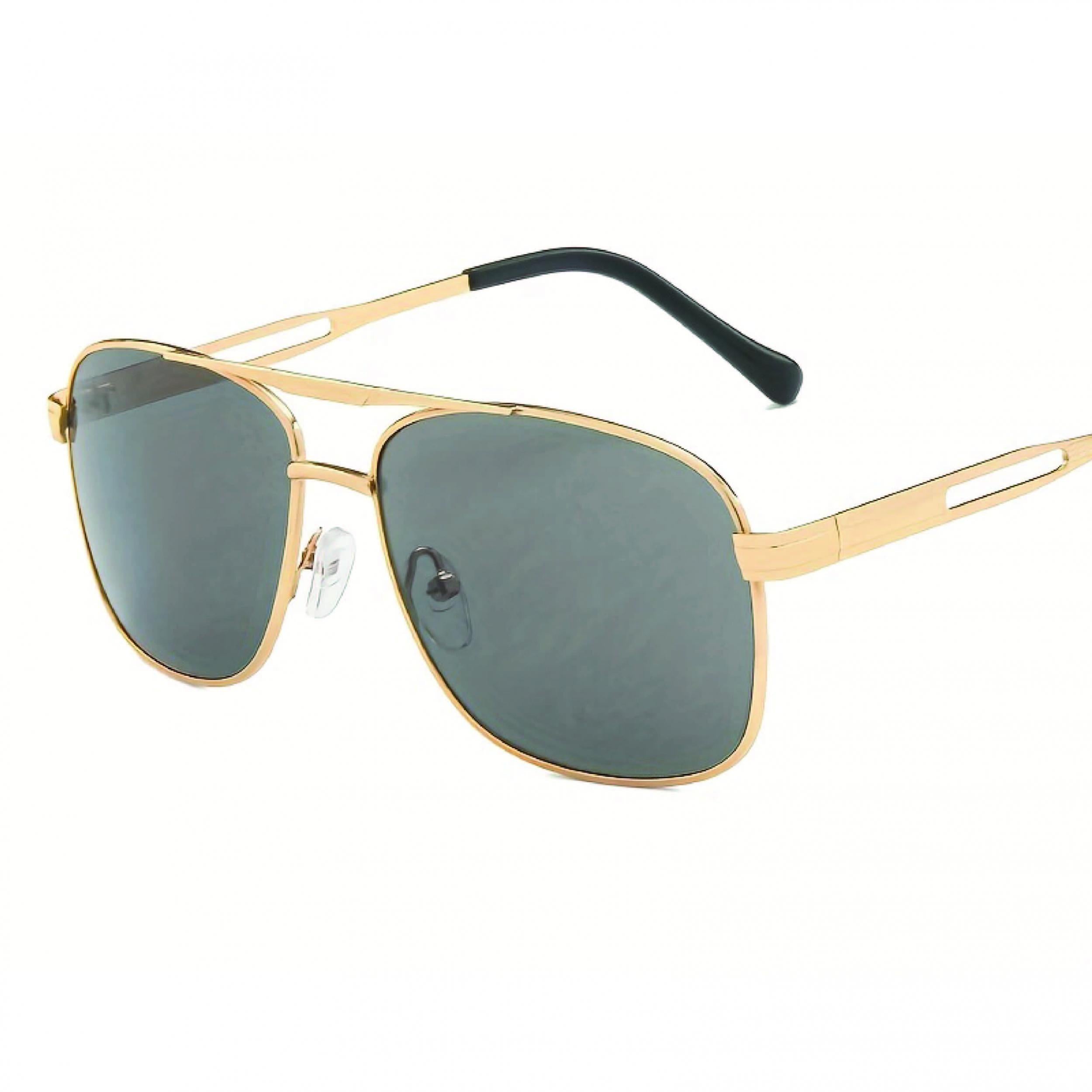 Top Bar Aviator Sunglasses Metal Gradient Glasses UV400
