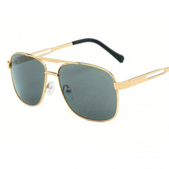 Top Bar Aviator Sunglasses Metal Gradient Glasses UV400
