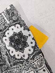 Paisley Pattern Drawstring Sweatpants Loose Fit Pants Men's Casual Joggers