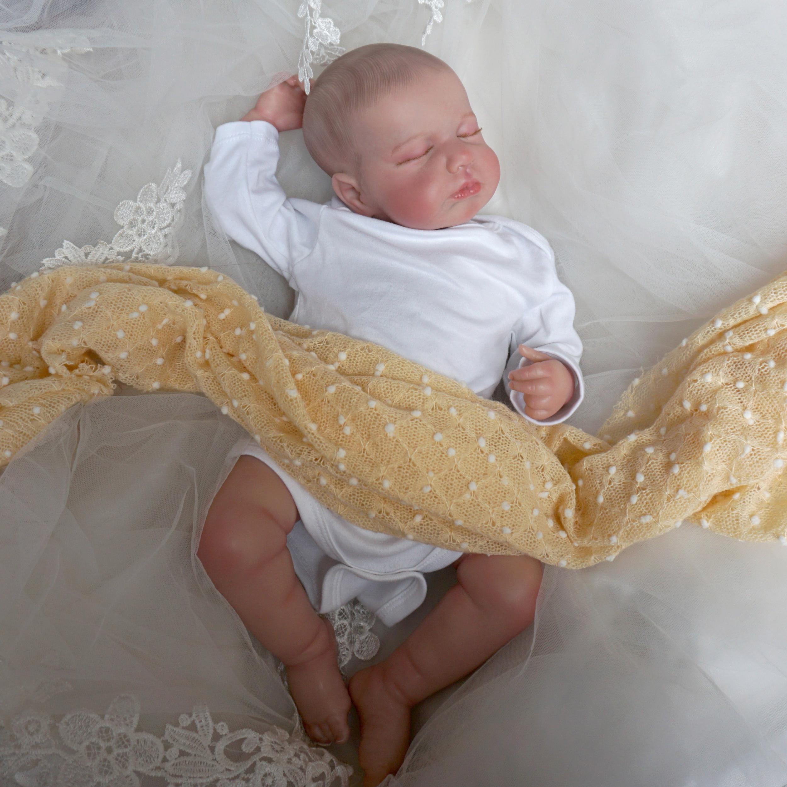 Hand Painted 50 8 Cm Reborn Baby Doll Newborn Dolls With Visible Veins