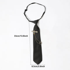 Vintage Bee Tassel Brooch Unisex Bow Tie + 1pc Shirt Accessories