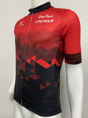 YTCYCLE Men's Geometric Pattern Short Sleeve Cycling Jersey