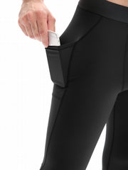 Men's Quick Drying Compression Fitness Long Pants with Pocket