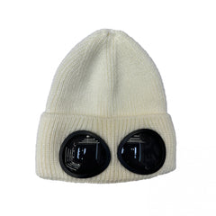 Winter Sport Knit Beanie Hat for Men and Women with Glasses