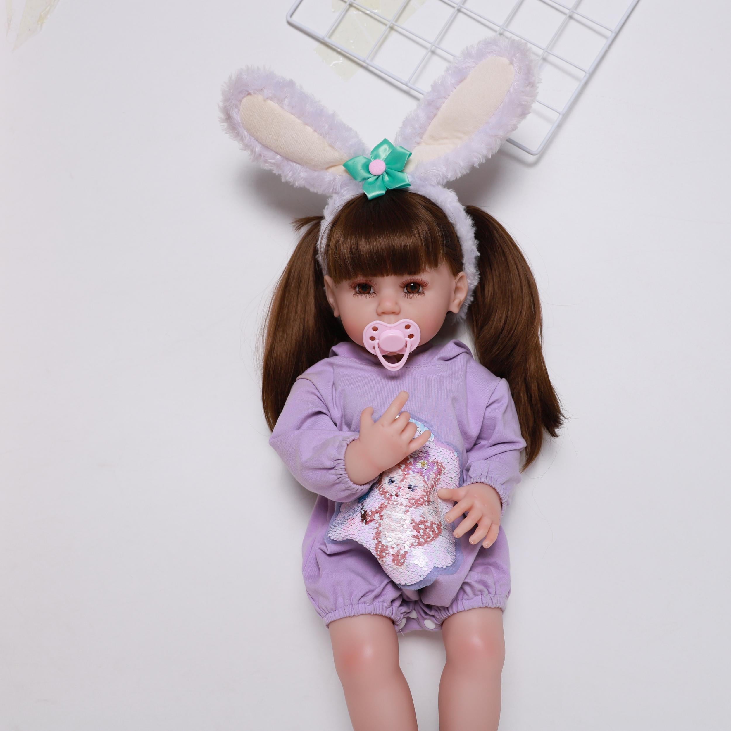22 Inch Realistic Newborn Baby Doll Reborn Baby Dolls for Girls Boys