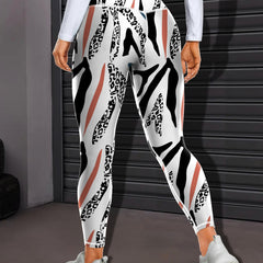 Leopard Print High Waist Yoga Workout Leggings