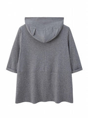 Patched Pocket Drawstring Hoodie Long Sleeve Sweatshirt