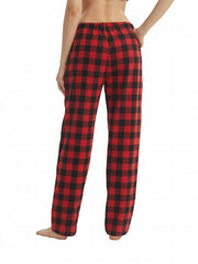 2pcs Plaid Lounge Pants Casual & Soft Drawstring Elastic Waistband Pants