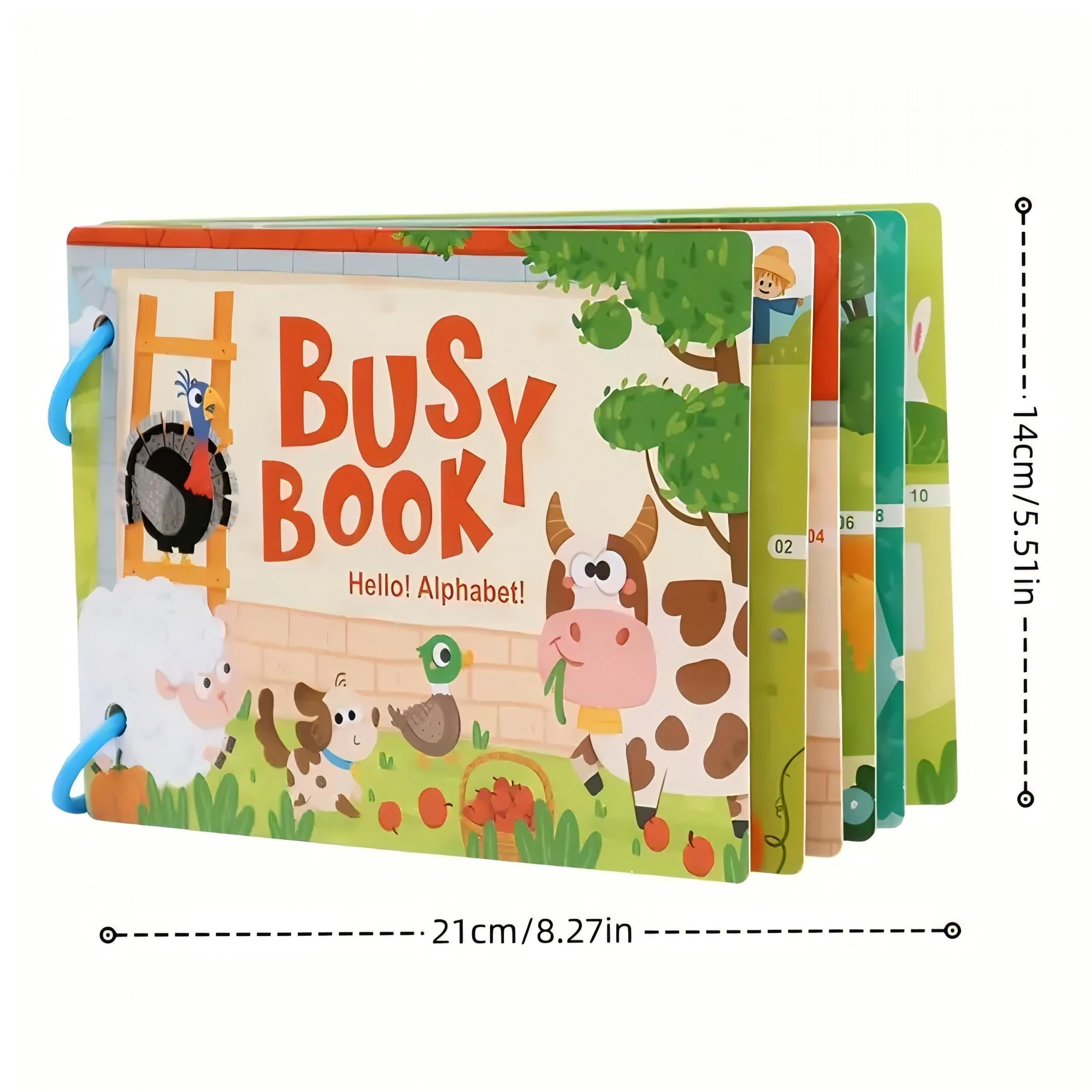 Interactive Gel Vehicle Busy Book for Kids - Enhances Cognitive Skills