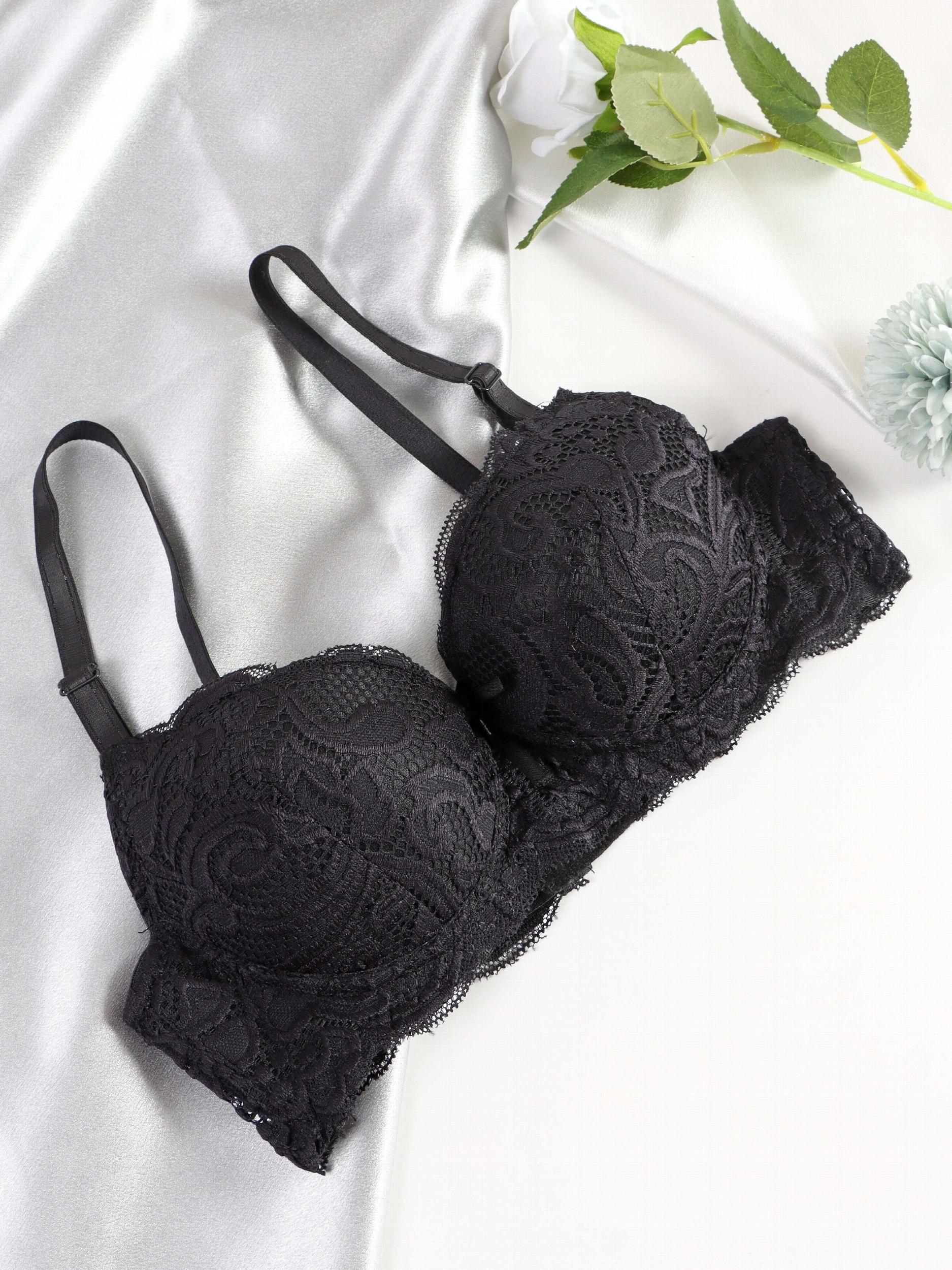 Lace Push Up Bra Comfy & Breathable Intimates Women's Lingerie