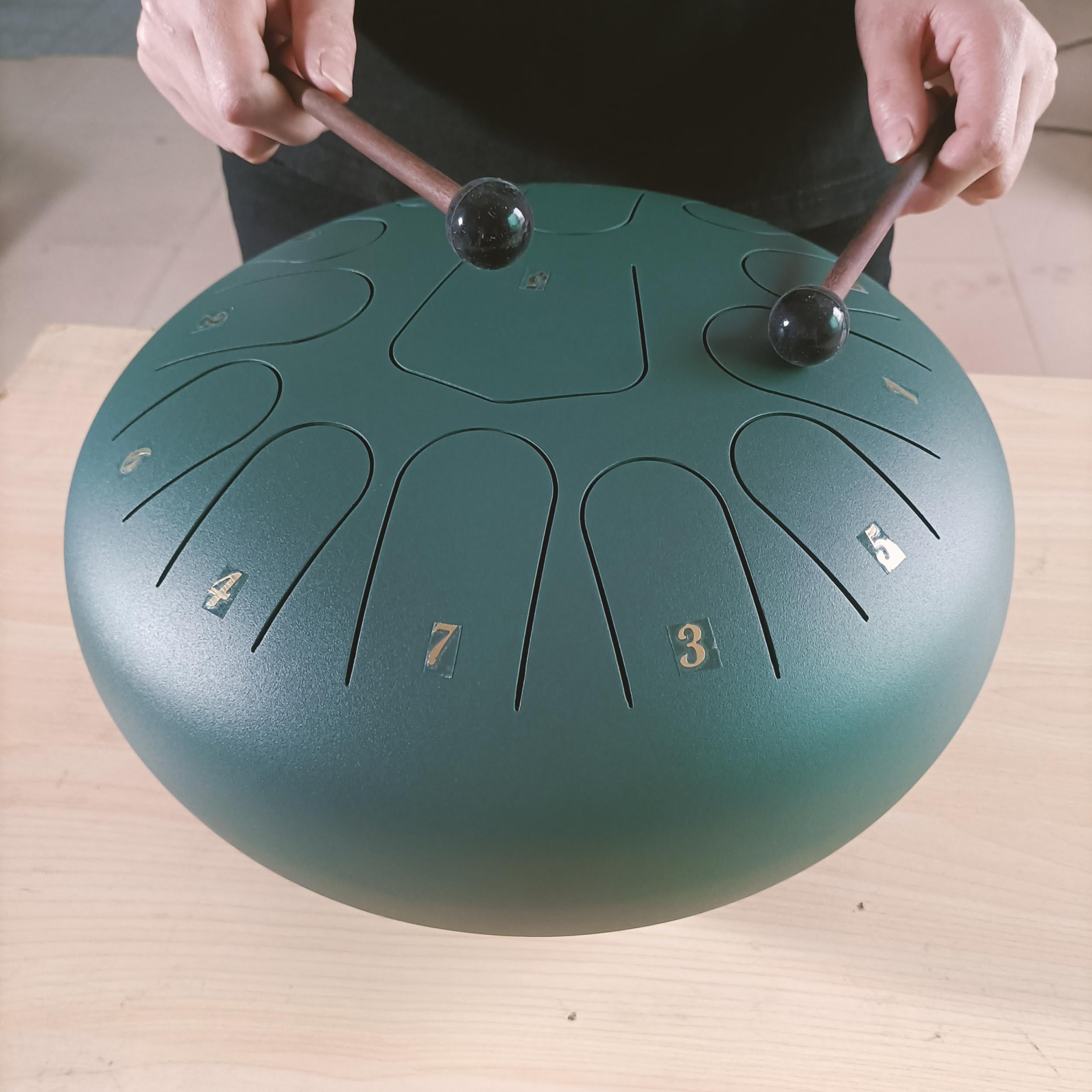 6 inch 13 Note Arch Steel Tongue Drum for Meditation & Yoga