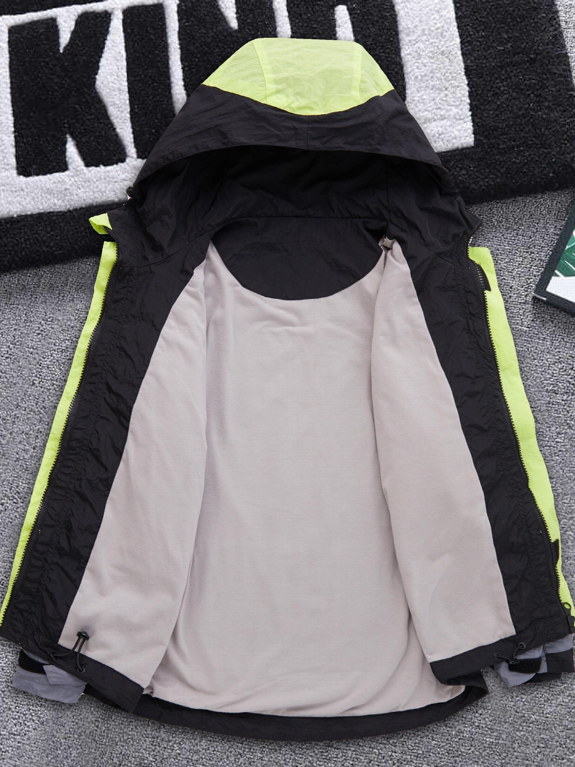Boy's Contrast Hooded Jacket Windbreaker
