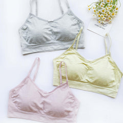 3pcs Wireless Bras Comfortable & Breathable Everyday Bra Women's Lingerie