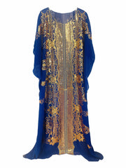 Women's African Sequin Embroidered Dashiki Dress