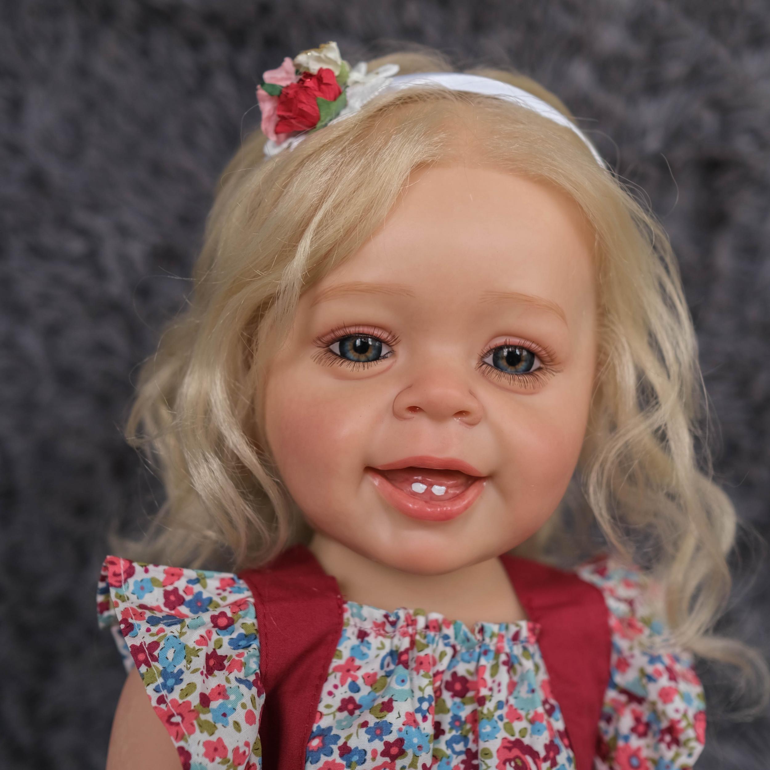 22 Inch Soft Touch Reborn Baby Doll Realistic 3D Princess