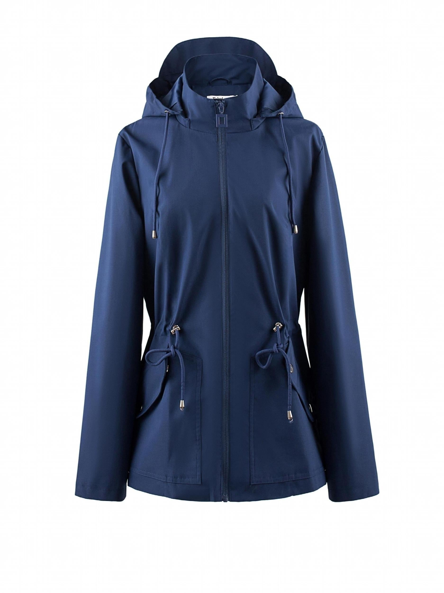 Women's Waterproof Windbreaker Raincoat Outdoor Hooded Jacket