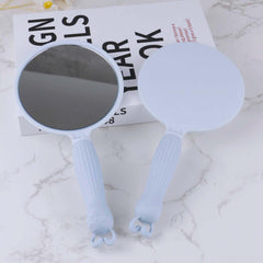 Cartoon Handle Candy Hand Mirror Portable Makeup Mirror