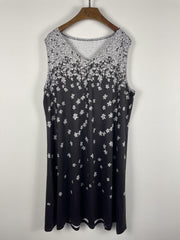 Floral Print Tank Dress Plus Size