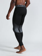 Men's Quick Dry Compression Leggings for Outdoor Running