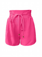High Waist Drawstring Shorts for Women